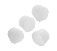 VICASKY 4 Pezzi Bicchieri in Silicone con 5 Camere, Strumento con Design, Riutilizzabili per Separare i Colori nell'Arte con Resina Epossidica e Decorazioni per Feste Colore Casuale