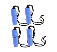 VICASKY 4 Pezzi Borraccia Soluzione Versatile in Plastica Blu per Portatile Kayak con Apertura Ampia e Design Cilindrico per Immersioni e Rafting Sul Fiume
