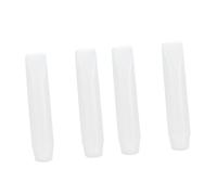 VICASKY 4 pezzi Bottiglie cosmetiche da viaggio bottiglie spremibili riutilizzabili in plastica bianca per shampoo gel detergente crema mani 4pcs 50ml