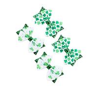 VICASKY 4 Pezzi Clip per Fermagli Clover per San Patrizio Accessori per Colorati Festive