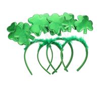 VICASKY 4 Pezzi Fasce per Capelli per San Patrizio Accessori Party con Design Unico e Superficie Liscia per Feste Tema Irlandese e Foto Ricordo
