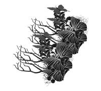 VICASKY 4 pezzi Fermagli per Capelli Halloween con Ragnatela e Farfalla Nera Accessori Gothic per Costume Donna e Ragazza Clip Spettrali per Feste e Cosplay