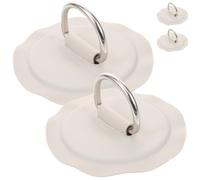 VICASKY 4 Pezzi Fibbia Elastica in Plastica per Paddleboard e Kayak, PVC, 8cm, per Tavola da Surf Gonfiabile e Barca, per Fissaggio Sicuro e Trasporto Facile su Fiumi e Specchi d'Acqua