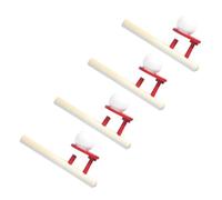 VICASKY 4 pezzi Giocattoli Soffio Galleggianti in Legno per Educativi per Controllo del Respiro e Coordinazione Occhio-mano Portatile per Feste e Vacanze