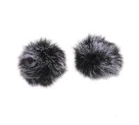 VICASKY 4 pezzi Microfono Antivento Accessori Per Microfoni, Copertura Microfono, Microfono, Schiuma Coperto Lavalier Sm7b, Custodia per Microfono Anti-mic, Copertura Handheld Peluche Pelliccia