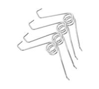VICASKY 4 Pezzi Molla del secchio del pezzi di ricambio per mop alloggiamento molla porta congelatore strizzatoio di asciugamani chiusura sportiva Acciaio inossidabile Silver