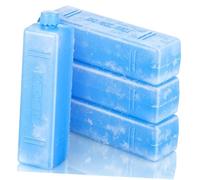 VICASKY 4 Pezzi Pacco Congelatore Blu in PE, Vacanze Estive per Scatola | Compatto e Portatile, Riduzione Rapida della Temperatura, Combinazione Flessibile, per Stoccaggio e Logistica a Freddo