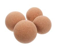 VICASKY 4 Pezzi Palle da in Sughero Naturale per Trigger Point Rilascio Muscolare Profondo e Flessibilità Palline Yoga Portatili per Tutto Corpo