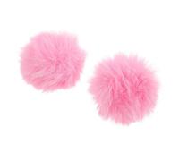 VICASKY 4 pezzi, protezione antivento per microfono Sm57, anti-- resiliente per microfono, in peluche per microfono, protezione antivento per auto, microfono Sm7b, pelliccia sintetica per esterni