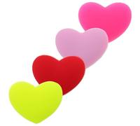 VICASKY 4 Pezzi Smorzatore a Cuore in Silicone per Racchetta da Tennis | Riduce il Rumore, Attenua L’impatto Veloce, Cambio Rapido tra Racchette