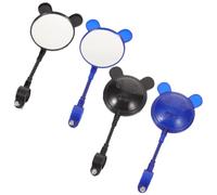 VICASKY 4 Pezzi Specchietto per Bicicletta per Angolo Regolabile Specchietti per Seggiolino Posteriore Accessori Resistenti in PC per Bici e Scooter Facile da Installare Colore Casuale