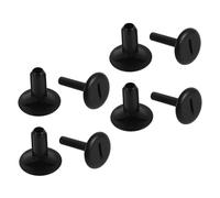 VICASKY 4 Pezzi Tappi per Leash Tavola da Surf Neri Accessori Resistente UV e Corrosione per Paddle Board e Kayak Installazione Rapida e Design Leggero per Controllo Ottimale delle Acque