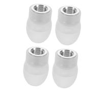 VICASKY 4 Pezzi Tappi Per Orecchie Dello Stetoscopio Auricolari in Silicone Sostituzione Degli Auricolari Suggerimenti Per Orecchie Suggerimento Per Il Tapore Bianca Gel Di Silice