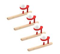 VICASKY 4 Pz cerbottana giocattolo strumento musicale bambini giocattoli per bambini games trainning giocattoli tubo a bolle tubo galleggiante galleggiante di legno