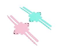 VICASKY 4 Pz cuscino zerbino da copri pomello della porta steg u green doormat cassa della serratura silenziosa della porta guardia pizzicamento dei cartoni animati Gel di silice