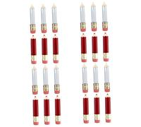 VICASKY 4 Set Cavo Di Lucidalabbra Fai -da -te Colorato Bottiglia Macchia Sulle Labbra Contenitori Tubi Vuoti Di Tubetti Di Ricaricabili Plastica 6 Pezzi*4