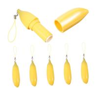 VICASKY 4 Set Tubetti Per Balsamo Labbra Vuoti Banana Contenitori Per Gloss Labbra Pratici E Leggeri Per Viaggi E Utilizzo 6 Pezzi*4
