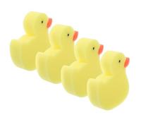 VICASKY 4 spazzole da bagno con piccola anatra gialla per vasca da bagno, per il corpo, spugna da bagno, spugna per il corpo, colore giallo