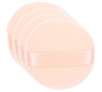 VICASKY 4 spugne rotonde per make-up morbide non fluorescenti per polvere sfusa S per fondotinta uniforme, a casa o in viaggio