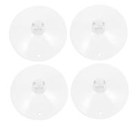 VICASKY 4 ventose per accessori di supporto per pianoforte, fili, posacenere rotolo, gadget a doppia faccia ventosa, ventosa con vite, ventosa di ricambio in gomma, ventosa trasparente
