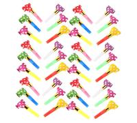 VICASKY 40 pezzi di fischietto con drago a bolle musicali, per ufficio, per feste di compleanno, accessori per feste per bambini, in plastica