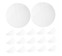 VICASKY 40 pezzi Tappetini in Silicone per Vaporetti Pad Riutilizzabili Antiaderenti Fodere Rotonde per Cucina Casa Cottura Sana e Uniforme di Dim Sum e Gnocchi