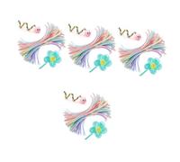 VICASKY 400pcs Titolo Canne Di Ciniglia Macaron Colori Bacchette Flessibili Per Progetti Creativi Lunghi Soffici Bastoncini Craft Per Adulti