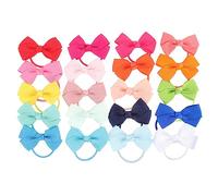 VICASKY 40pezzi Fiocchi Per Elastici Per Ragazze Ragazzo Ragazza e Donne Accessori Per Colorati Design Accattivante Per Look Quotidiano e Regali Per Compleanni e Festività