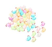 VICASKY 48 Pezzi Miniature Resin Chicken Figurines Glow in The Dark Luminous Cartoon Chick For DIY Garden Bonsai Micro Landscape Decor