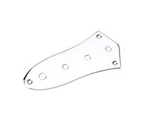 VICASKY 4foro Piastra Controllo Vintage Per Chitarra in Acciaio Cromato Adatta Modelli Basso Elettrico e Chitarra Caratteri