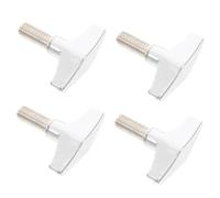 VICASKY 4pcs Cymbal Fissaggio Viti Per Percussione Durevole E Facile Da Installare Accessori Adatto Per Vari Kit Drum In Argento