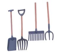 VICASKY 4pcs Miniatura Fattoria Utensili Per La Decorazione Della Casa Doll Accessori Paesaggio Realistici Per Giardino In Miniatura E Interni Design Realizzato In Stabile
