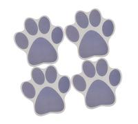 VICASKY 4Pezzi Adesivi Antiscivolo per Bagno con Design Orme Cane Facile Applicazione su Superfici Lisce Sicurezza