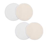 VICASKY 4pezzi Assorbilatte Lavabili e Riutilizzabili Bamboo Impermeabili Per Allattamento Comfort e Protezione Irritazioni Facile Indossare e Trasportare