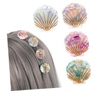VICASKY 4pezzi Clip Per Vite Fermagli Piccoli Per Acconciature Accessori Eleganti Per Ragazze e Donne Fantasie Colorate Sognante Vintage