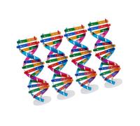 VICASKY 4pezzi Di Dna Genetico in Struttura Didattica Del Dna Di Molecolare Giocattolo Doppia Per Scolastico e Domestico