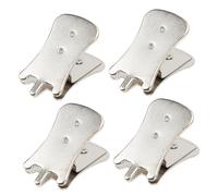 VICASKY 4pezzi Erhu Mute Clips Galvanizzato Pratici Riduzione Del Volume Per Huqin Per Esercitazioni e Portatile e Facile Usare