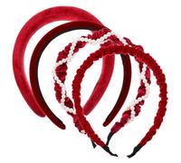 VICASKY 4pezzi Fasce per Capelli da Donna in Fasce Larghe Decorative per Capelli Corti Minimalisti Adatte per Feste Spiagge e Viaggi