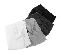 VICASKY 4pezzi Fascia Elastica Larga per Ragazze Fasce Intrecciate per Capelli da Donna Fascia per Allenamento Design Croce Antiscivolo Accessori per Capelli Assorbimento Sudore