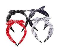 VICASKY 4pezzi Fascia Per Capelli Corti in Fascia Decorativa Spessa Per Donna Fasce Antisudore Per Lavarsi Viso Fasce Per Capelli Da Spa