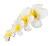 VICASKY 4pezzi Fermaglio per Capelli Fiori Hawaiani Fiore di Plumeria per Sposa Fermaglio per Capelli da Spiaggia Tropicale da Donna