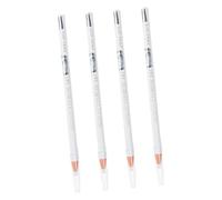 VICASKY 4pezzi Matita Bianca Per Sopracciglia Facile Applicazione Trucco Occhi Resistente Strumento Per Definire Sopracciglia Di Matite Per Bellezza