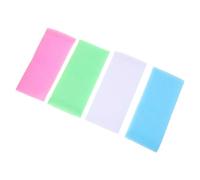 VICASKY 4pezzi Panno Esfoliante per Corpo in Nylon Scrub da Doccia Pratico Asciugamano Esfoliante Leggero per Pulizia Delicata ed Accessibile alle Aree Difficili da Raggiungere