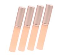 VICASKY 4pezzi Pennelli Per Labbra in Silicone Applicatore Punta Con Tappo Strumento Per Da Viaggio Pennello Per Rossetto e Lucidalabbra Riutilizzabile