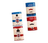 VICASKY 4pezzi Scatola Per Lame Rotte in Latta Di Qualità Custodia Per Organizzare Le Lame Taglienti Scatola Per Riciclaggio Delle