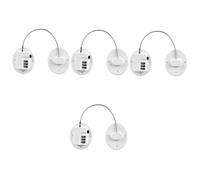 VICASKY 4pezzi Serratura Per Frigorifero Combinazione Per Sicurezza Blocca Finestre e Armadi Kit Di Protezione Per La Casa Facile Da Installare e Utilizzare Compatibile Con Apparecchiature