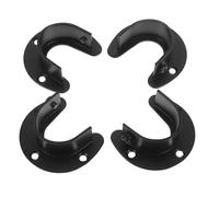 VICASKY 4Pezzi Supporti per Tende Acciaio Inossidabile Staffe per Armadio Multifunzionale per Installazioni Facile Finitura
