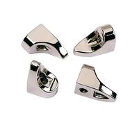 VICASKY 4pezzi Supporto Per Banjo Supporto Per Chitarra in Lega Di Zinco Staffa Resistente Funzionale Argento