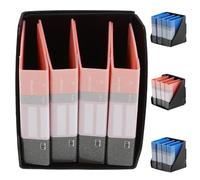 VICASKY 4sets Mini Portadocumenti in Cartone Per Casa Delle Bambole Organizer Da Tavolo in Miniatura Da Gioco Per Ufficio e Scuola Accessori Per Mobili in Miniatura Oggetti Di Scena Per Ca