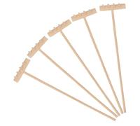 VICASKY 5 accessori per banchi da scrivania, mini rastrello da giardino, per sabbiera, mini rastrello zen, set da giardino per la tavola, accessori per il giardino di sabbia, bonsai piccolo rastrello